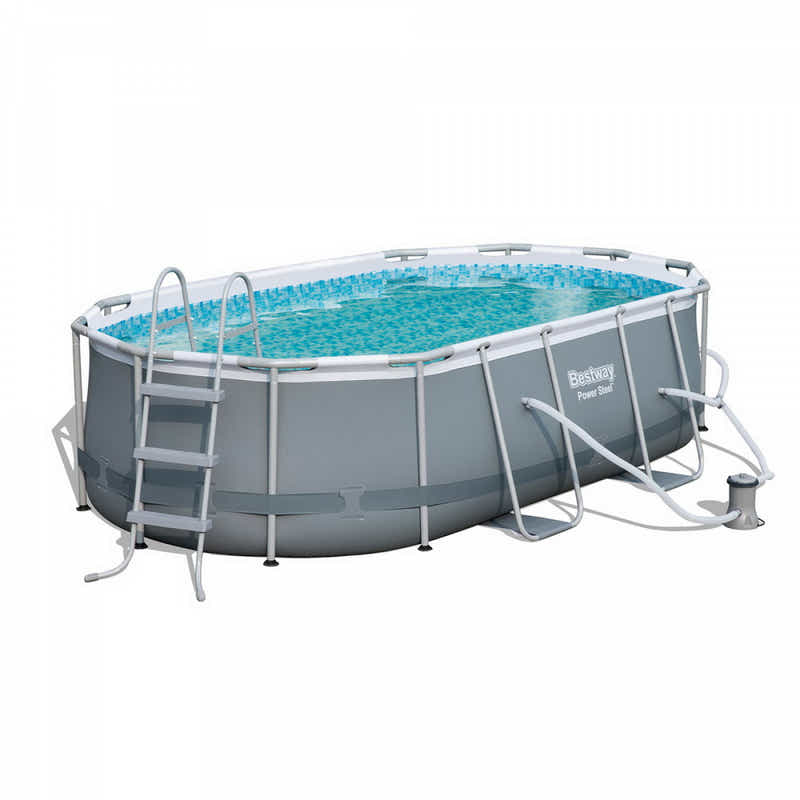Bestway Power Steel Oval Pool 4.27m x 2.5m