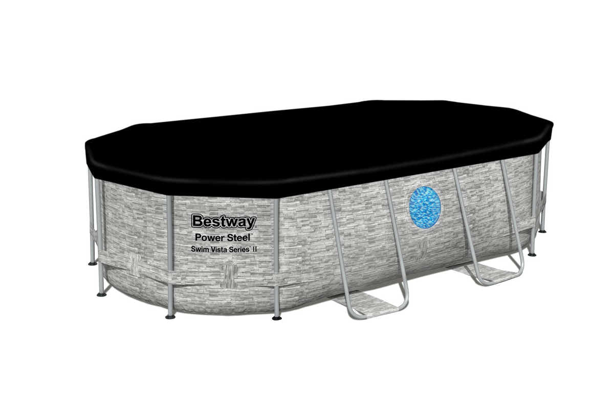 DS Bestway Power Steel Oval Pool 4.27 m x 2.50 m