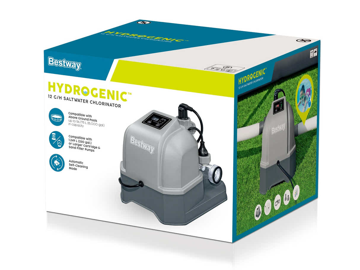 DS Bestway Hydrogenic 12 g/h Saltwater Chlorinator 58775