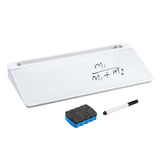 DS BD Glass Desktop Whiteboard Organiser Dry Erase Board Memo Note Pad Keyboard