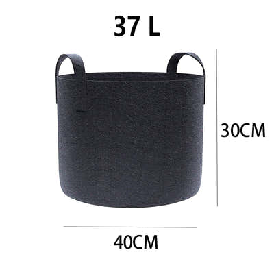 DS BS 3 Pack Garden Plant Fabric Grow Bags 37L