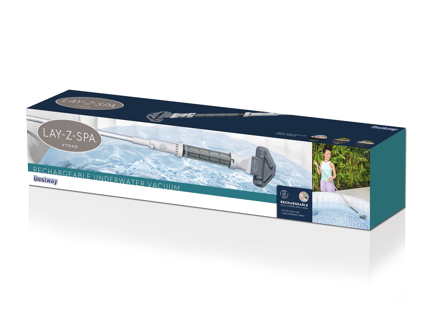 DS Bestway Spa Rechargeable Underwater Vacuum