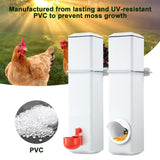 DS BD Chicken Feeder Water Dispenser Automatic Waterer Poultry Cup 4L Plastic