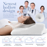 DS BD Luxdream Cervical Pillow Memory Foam Contour Shoulder Ergonomic Dark Grey