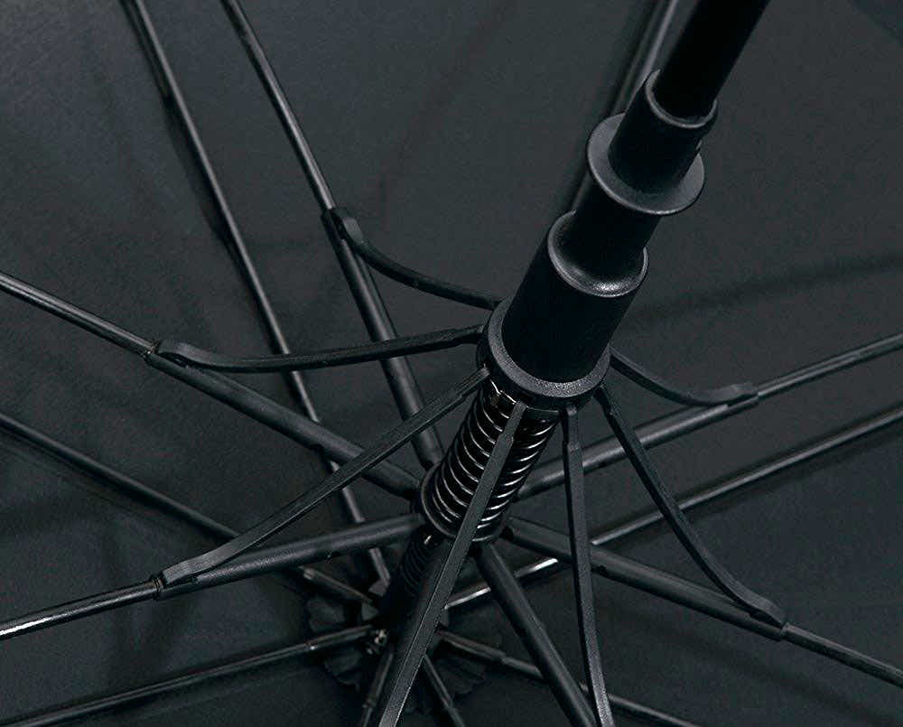 DS BS Double Canopy Vent Automatic Open Extra-Large Golf Umbrella Black