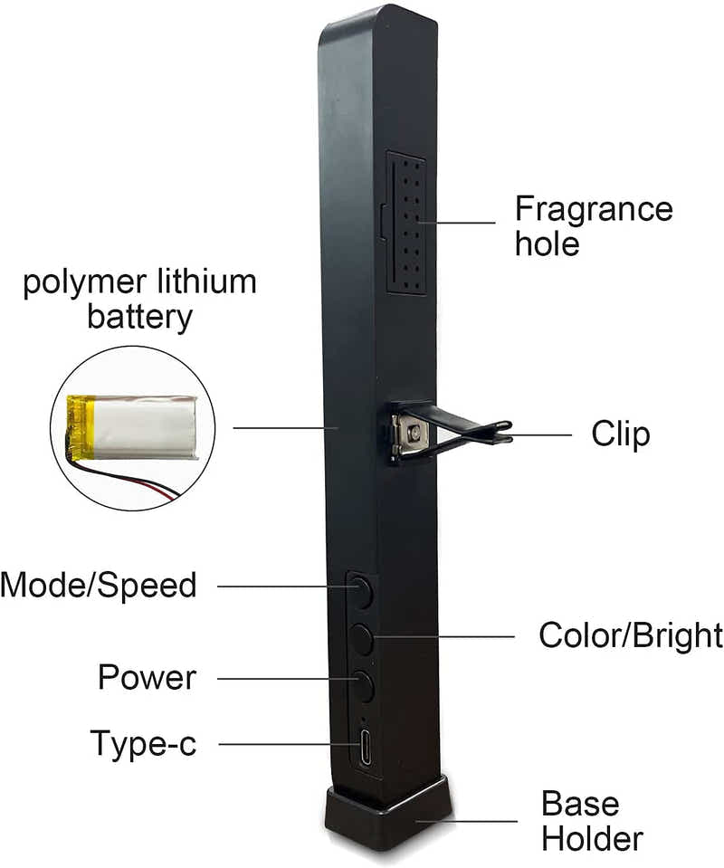 DS BS APP Control Stereo Audio Spectrum RGB 32 LED Light