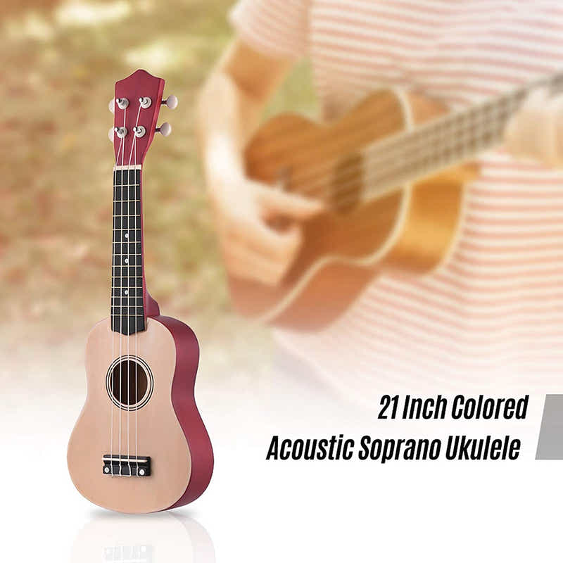 DS BS 21 inch Ukulele Basswood Acoustic Mini Guitar-Natural