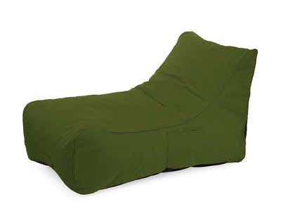 Outdoor Foam Lounger Bed - Olive Green