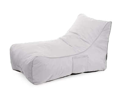 Outdoor Foam Lounger Bed - White
