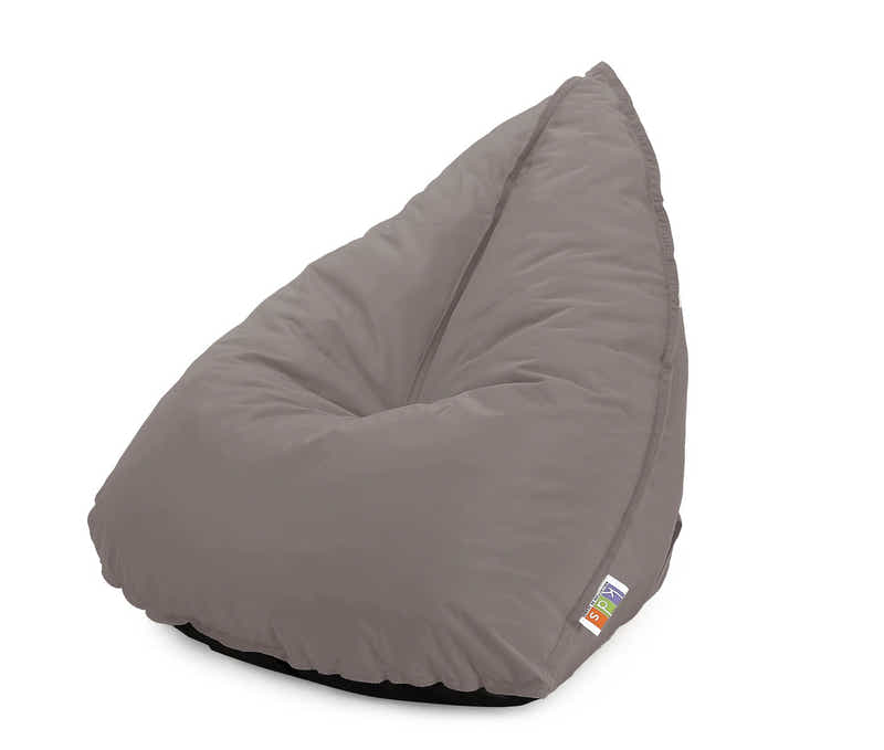 Outdoor Triangle Foam Bag Chair - Taupe