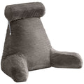 DS BD Bed Reading Pillow Support Sit Up Husband Backrest Armrest Cushion Fabric
