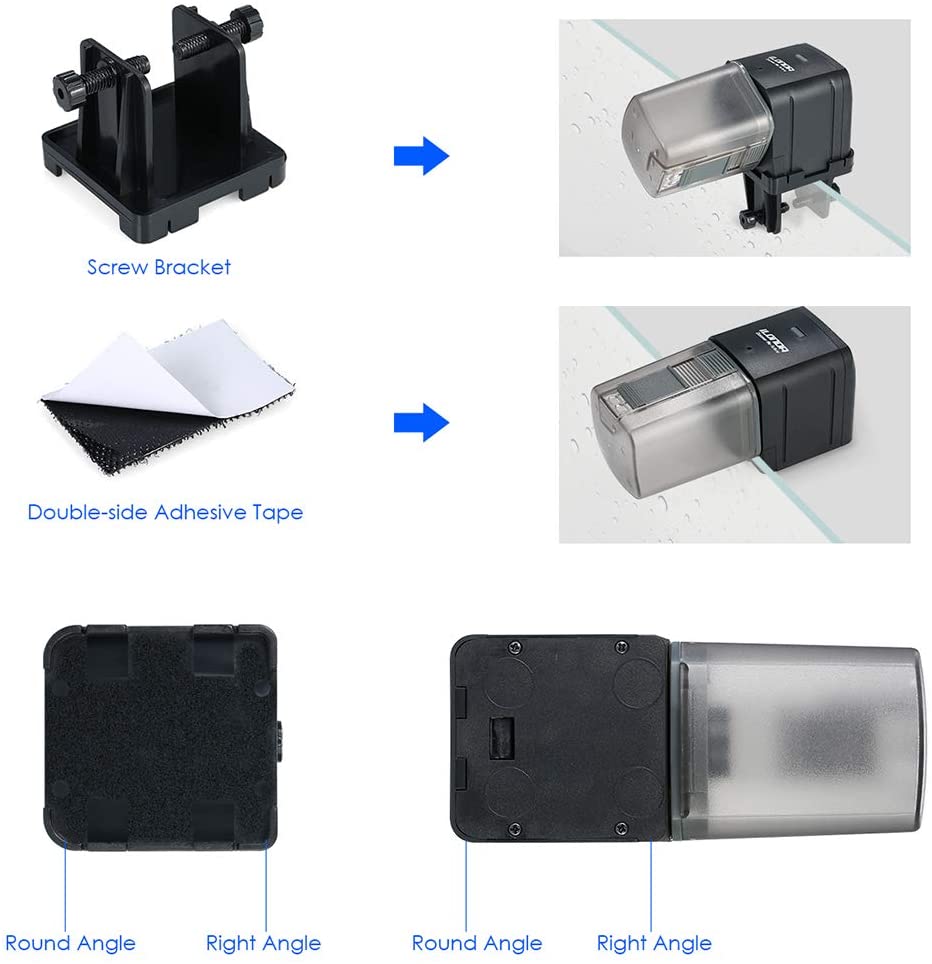 DS BS Aquarium Tank Feeder Timer Fish Food Dispenser