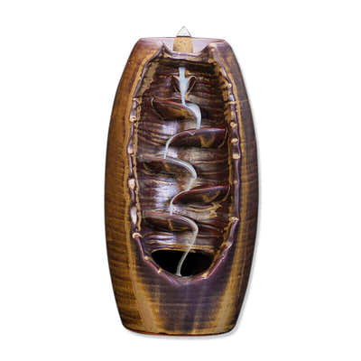 DS BS Ceramic Waterfall Backflow Incense Burner
