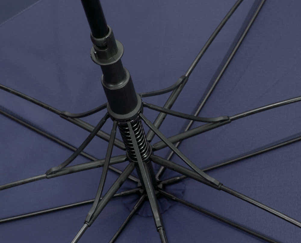 DS BS Double Canopy Vent Automatic Open Extra-Large Golf Umbrella Blue