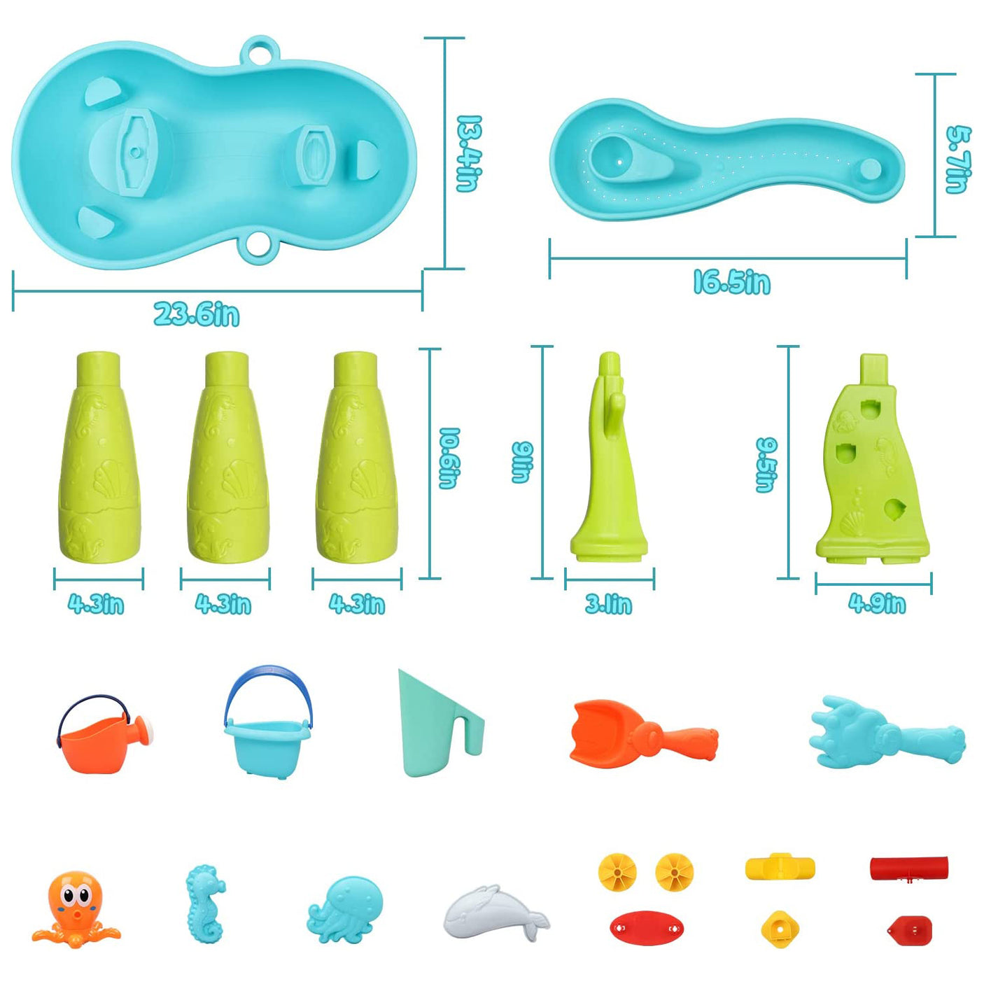 DS BS 2 Tier Outdoor Sand and Water Table