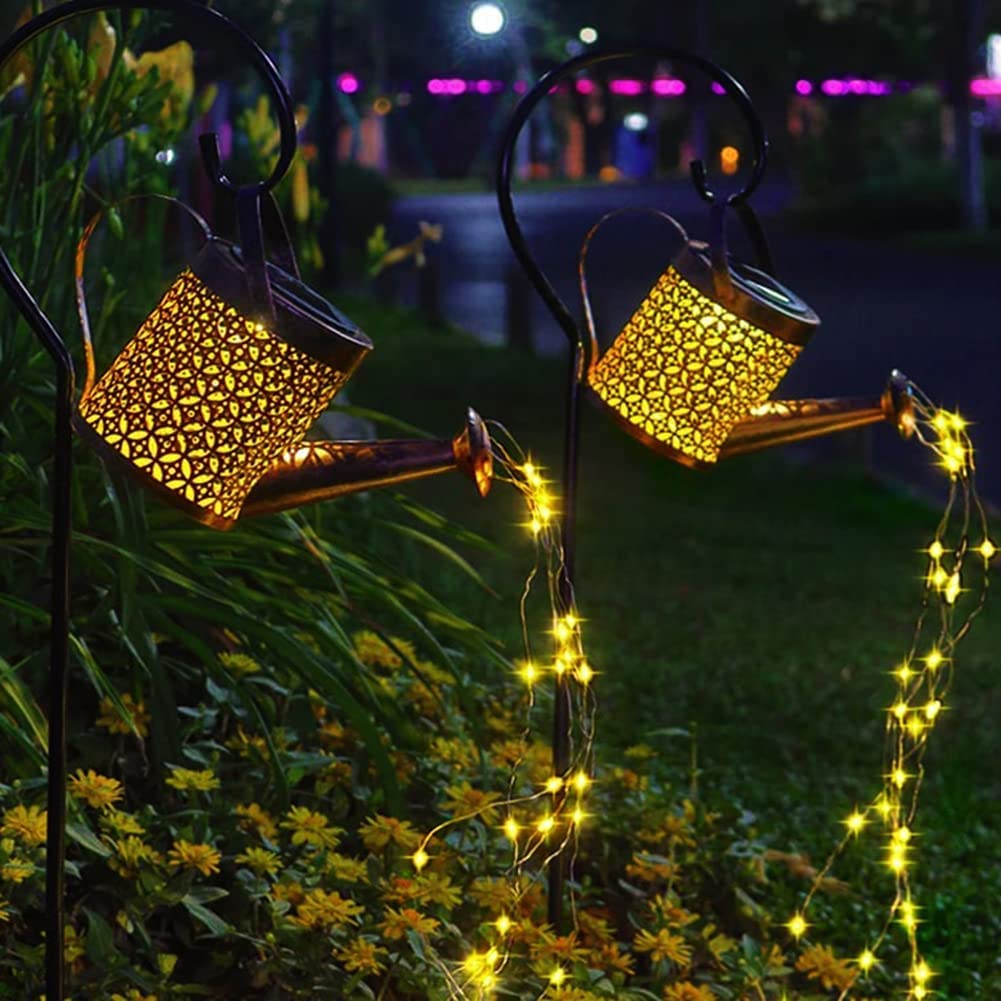 DS BS Outdoor Garden Solar LED Kettle Light