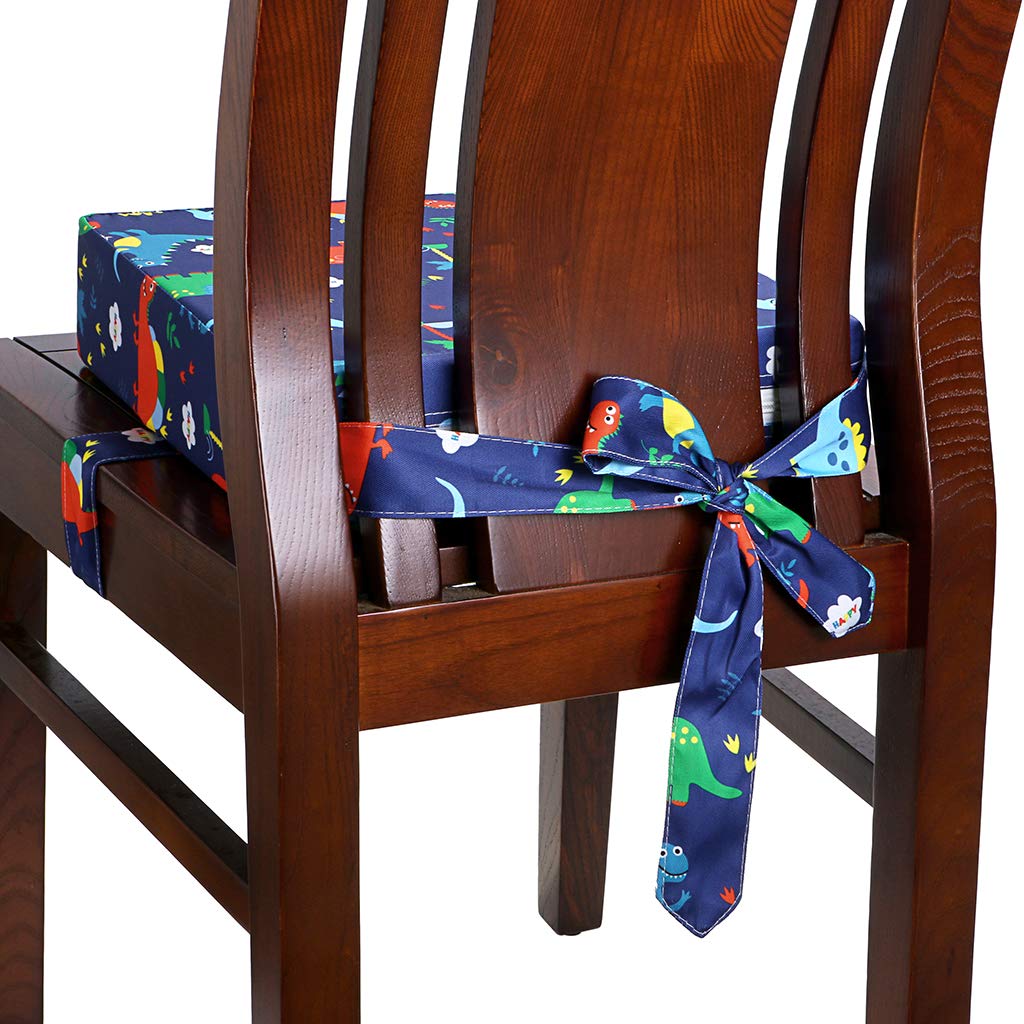 DS BS Kids Dismountable Highchair Booster Cushion- Blue Dino