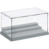 DS BS Minifigure Action Figures Blocks Display Case-Gray