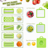 DS BS 14 in 1 Multifunctional Vegetable Chopper and Slicer