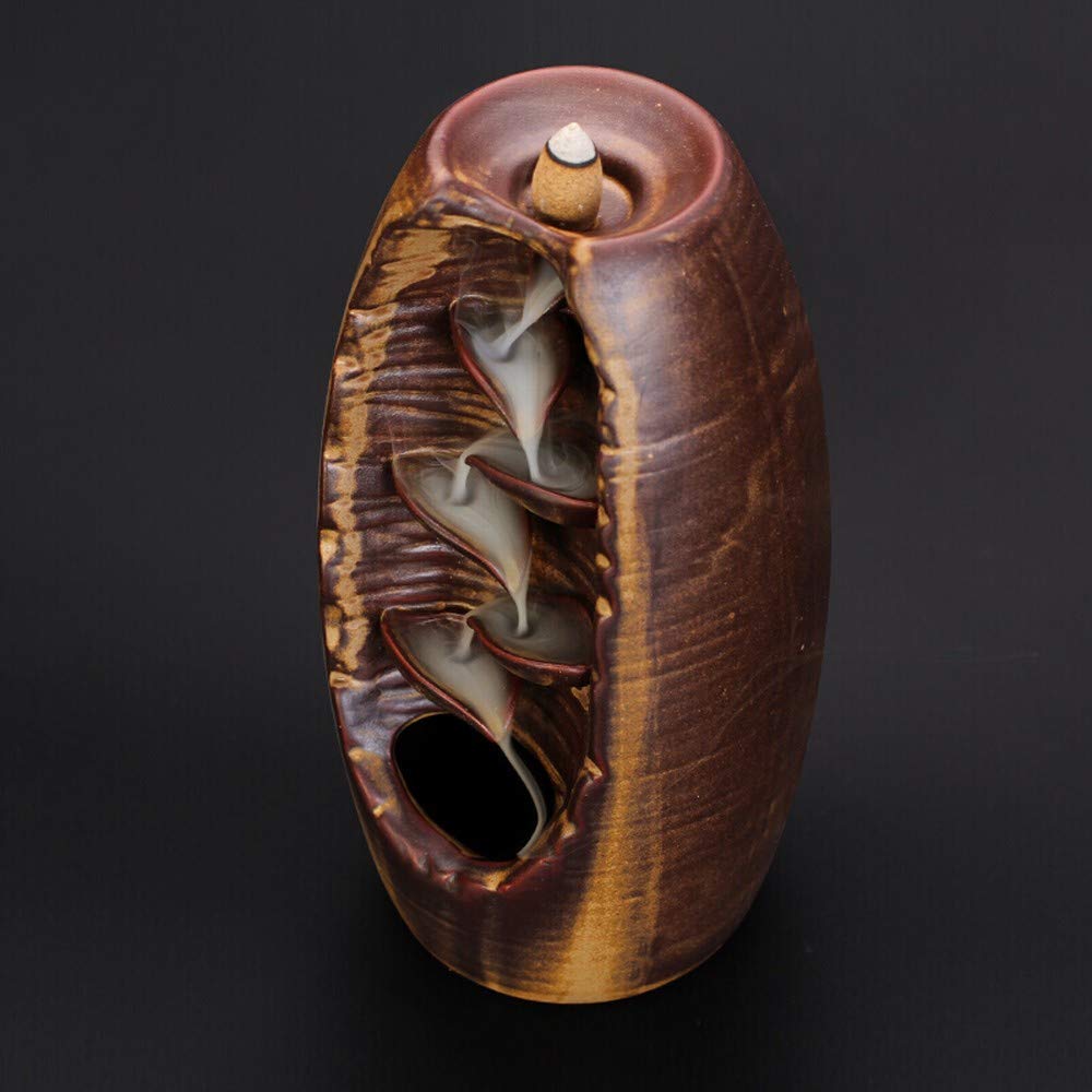 DS BS Ceramic Waterfall Backflow Incense Burner