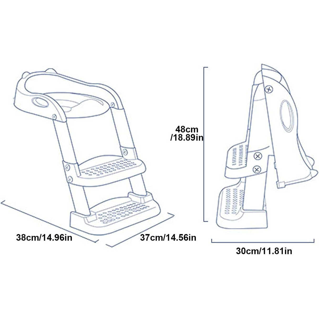 DS BS Stable Safe Potty-Training Seat with Ladder