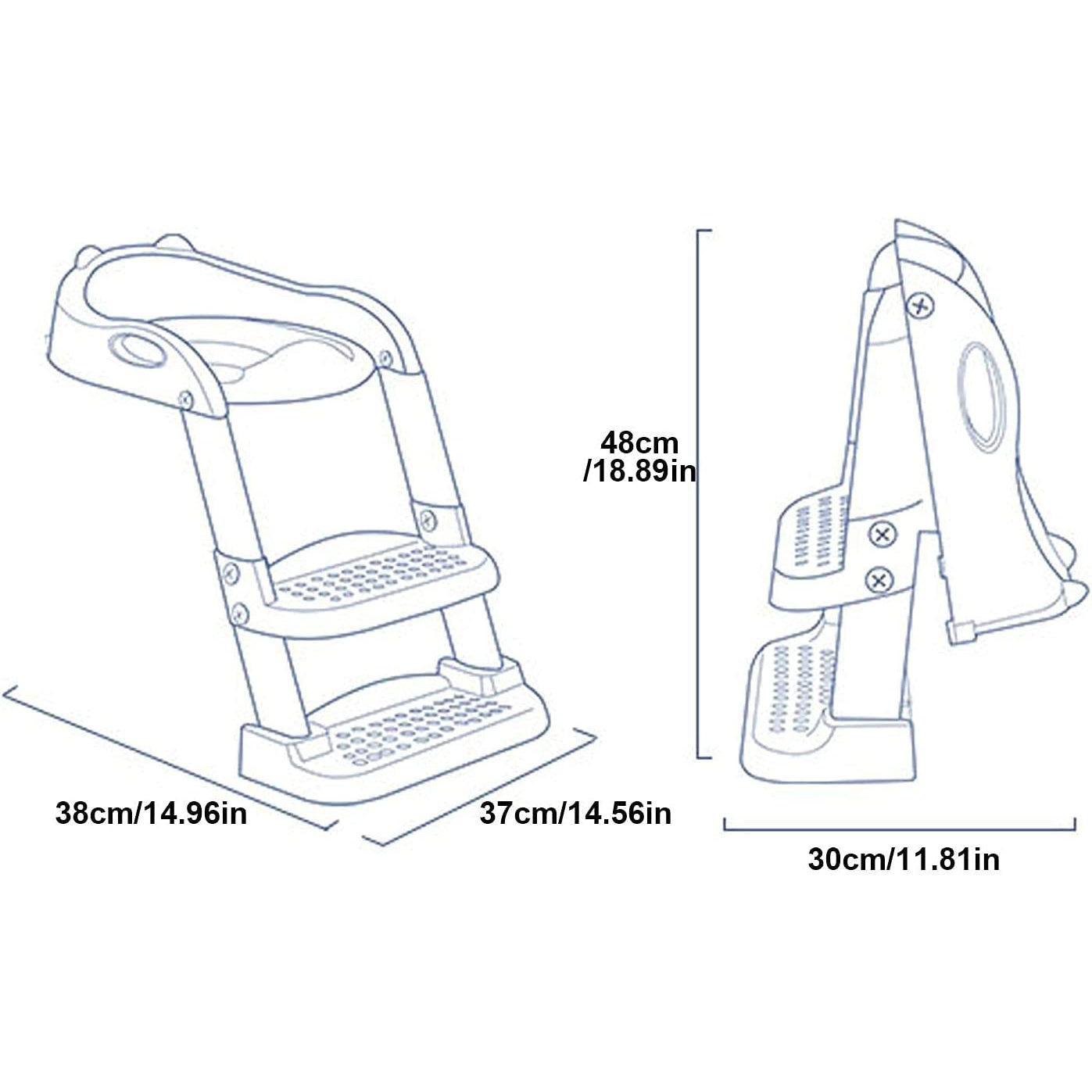 DS BS Stable Safe Potty-Training Seat with Ladder