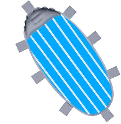 DS BS Outdoor Oversized Picnic Mat Beach Blanket with Inflatable Pillow