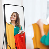 DS BS Aluminum Alloy Frame Round Corner HD Full Size Body Mirror 160x50 cm