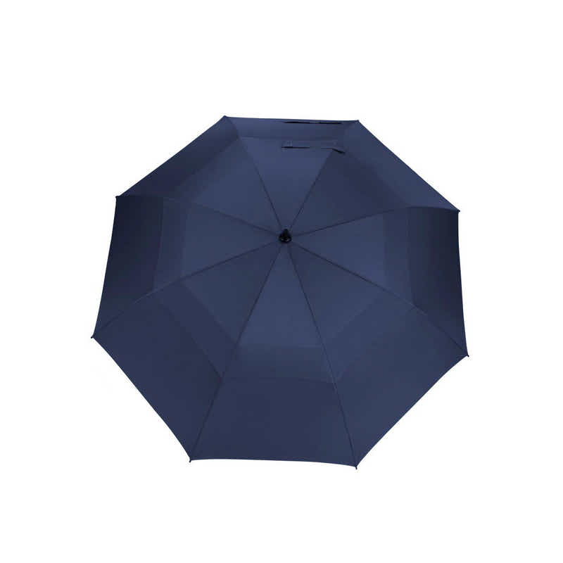 DS BS Double Canopy Vent Automatic Open Extra-Large Golf Umbrella Blue