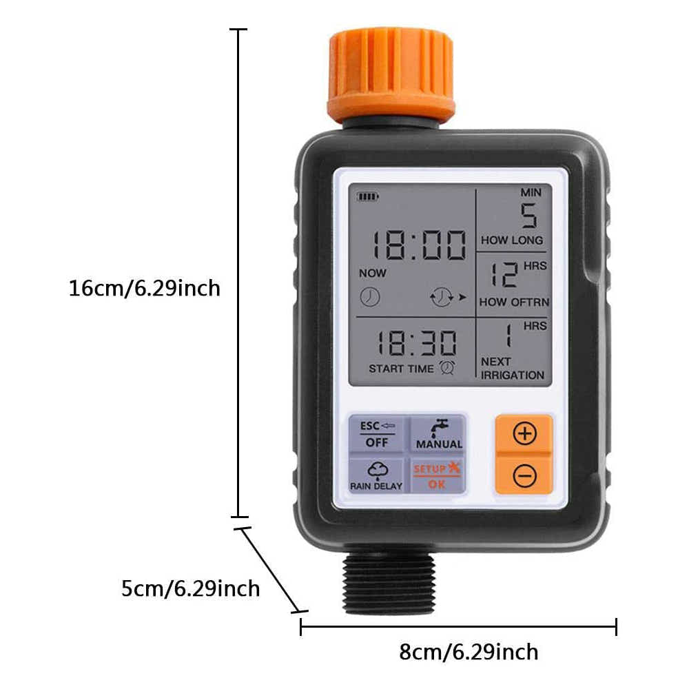 DS BS Double Outlet Water Timer for Garden Hose Faucet