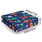 DS BS Kids Dismountable Highchair Booster Cushion- Blue Dino