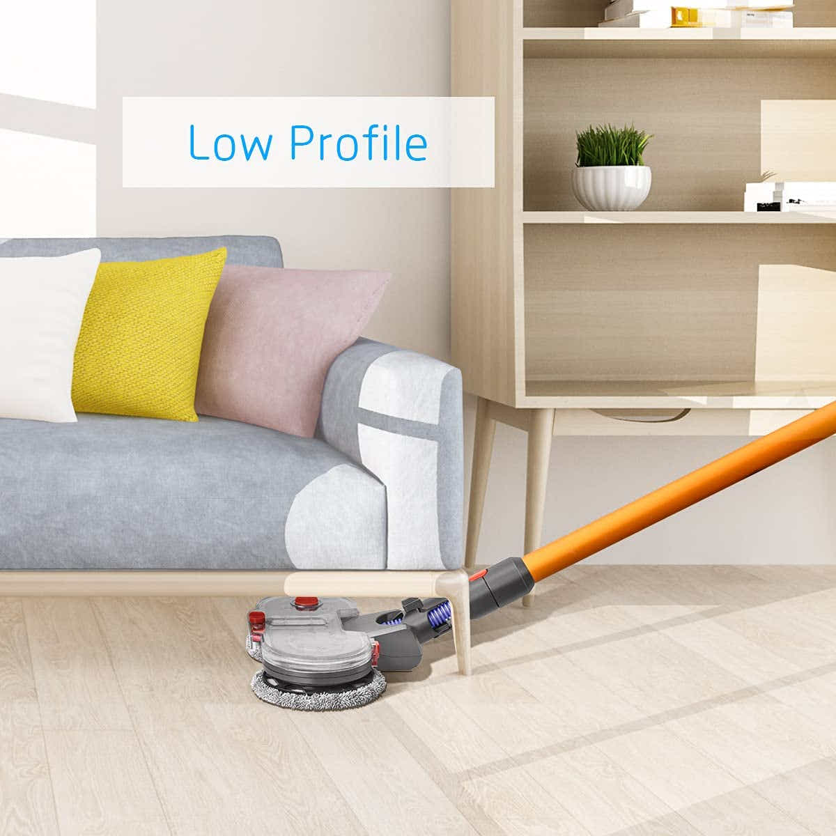 DS BS Electric Double Mop Attachment Compatible with Dyson V7 V8 V10 V11 V15