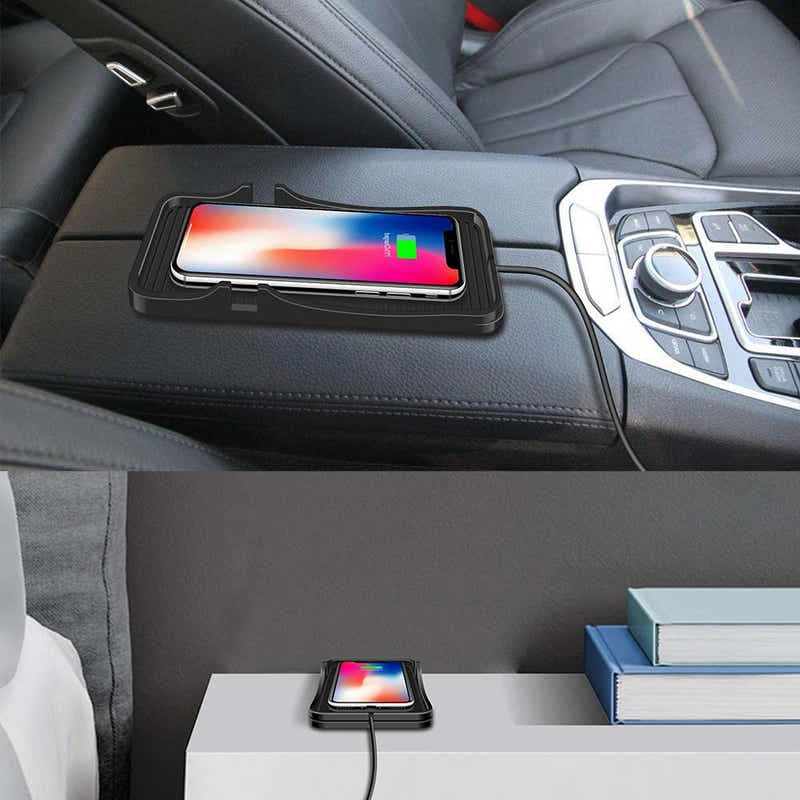DS BS 10W Car Phone Fast Wireless Charging Pad