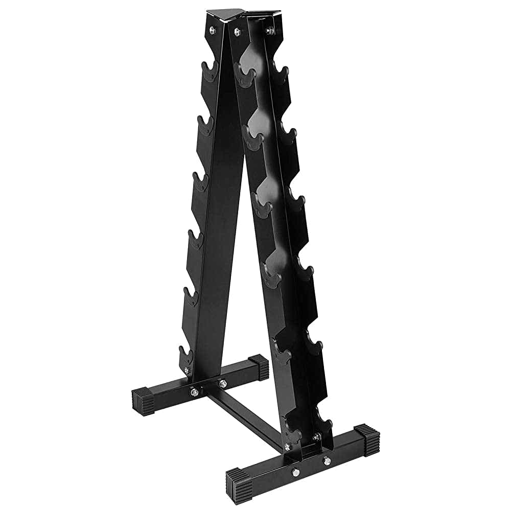 DS BS A Frame Dumbbell Storage Racks 6 Tier