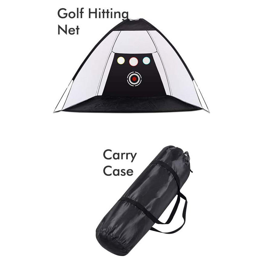 DS BS Foldable Golf Hitting Net Sets with Chipping Target Pockets-300cm