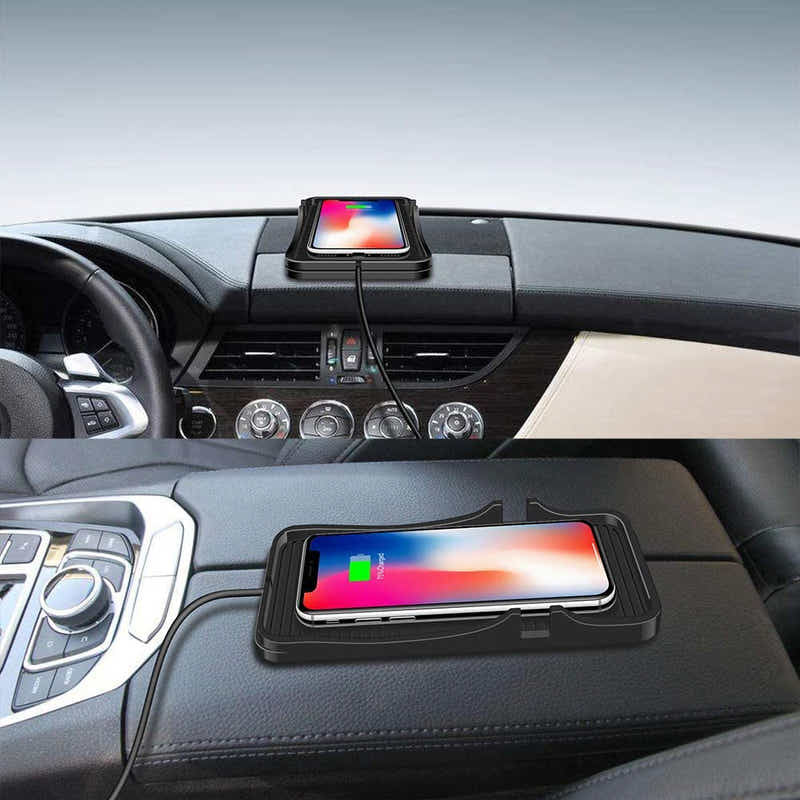 DS BS 10W Car Phone Fast Wireless Charging Pad