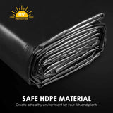 DS BD 6x5m Pond Liner HDPE Fish Pad Black Fountain Landscaping Duty 0.2mm