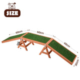 DS BD Petscene Dog Agility Ramp Puppy Obedience Training Wooden Artificial