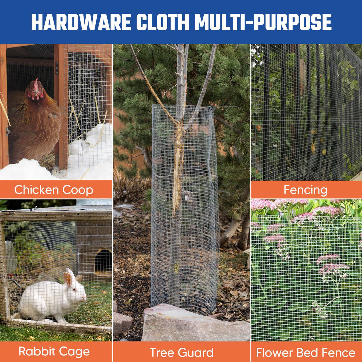 DS BD Hardware Cloth Galvanised Welded Wire Mesh Fence Roll Chicken 15mx1.2m
