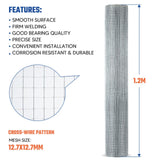 DS BD Hardware Cloth Galvanised Welded Wire Mesh Fence Roll Chicken 15mx1.2m