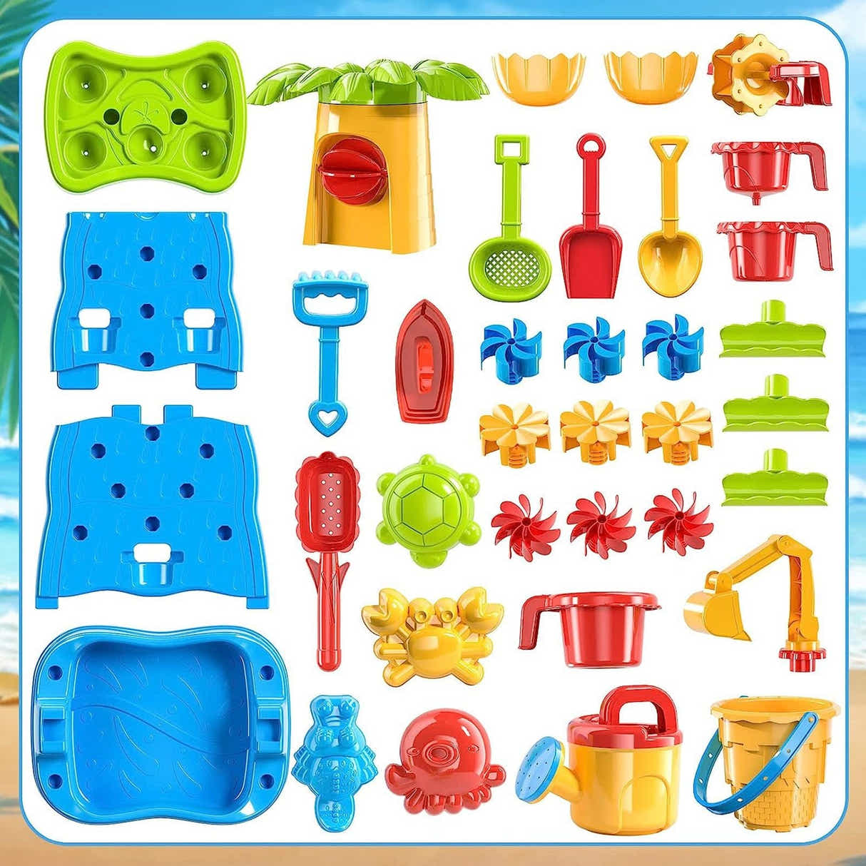 DS BD Waterfall Wall Water Table Sand Pit Play Ground Centre Playset Toys