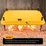 DS BD Chick Brooder Heating Plate 40x60cm 40 to 50 Chicks Adjustable Height