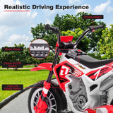 DS BD Kids Off-Road Ride-On Toy Electric 12V Battery Bike Wheel 2 Speeds Red