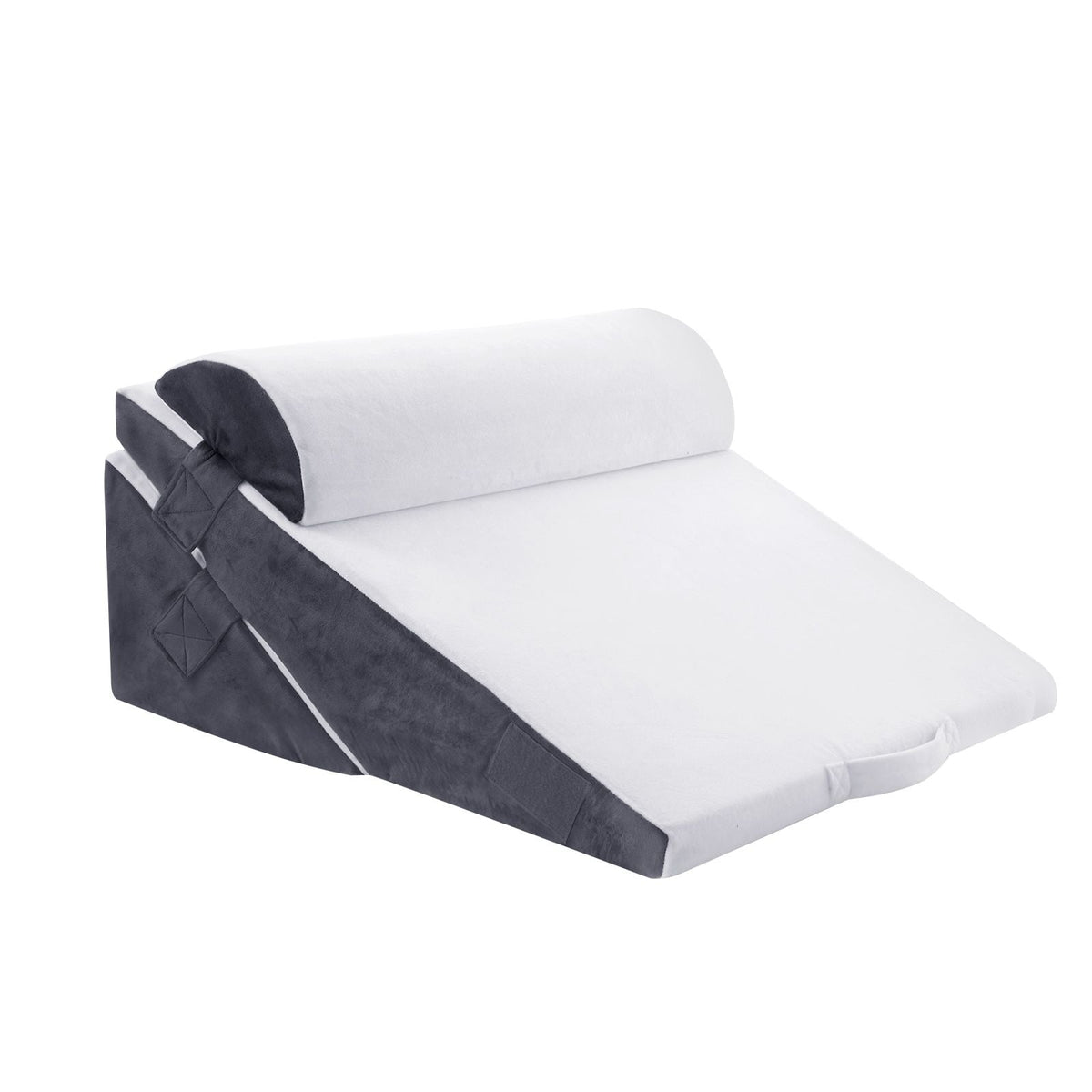 DS BD 3 Piece Bed Wedge Pillow Set Back Support Fabric Backrest Cushio ...