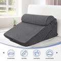 DS BD Wedge Pillow Triangle Bed Cushion Memory Foam Cooling Gel Neck Back