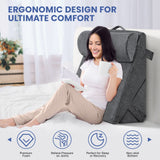 DS BD Wedge Pillow Triangle Bed Cushion Memory Foam Cooling Gel Neck Back
