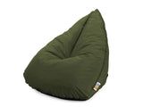 Outdoor Foam Bag Tri Shape Olive Green