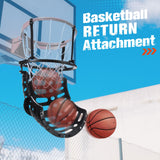 DS BD Basketball Hoop Ball Returner Rebounder Attachment Training Set Kids