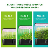 DS BD 12 Pods Hydroponics Growing Herb Kit Spectrum 20W LED Light Pump 4L Tank
