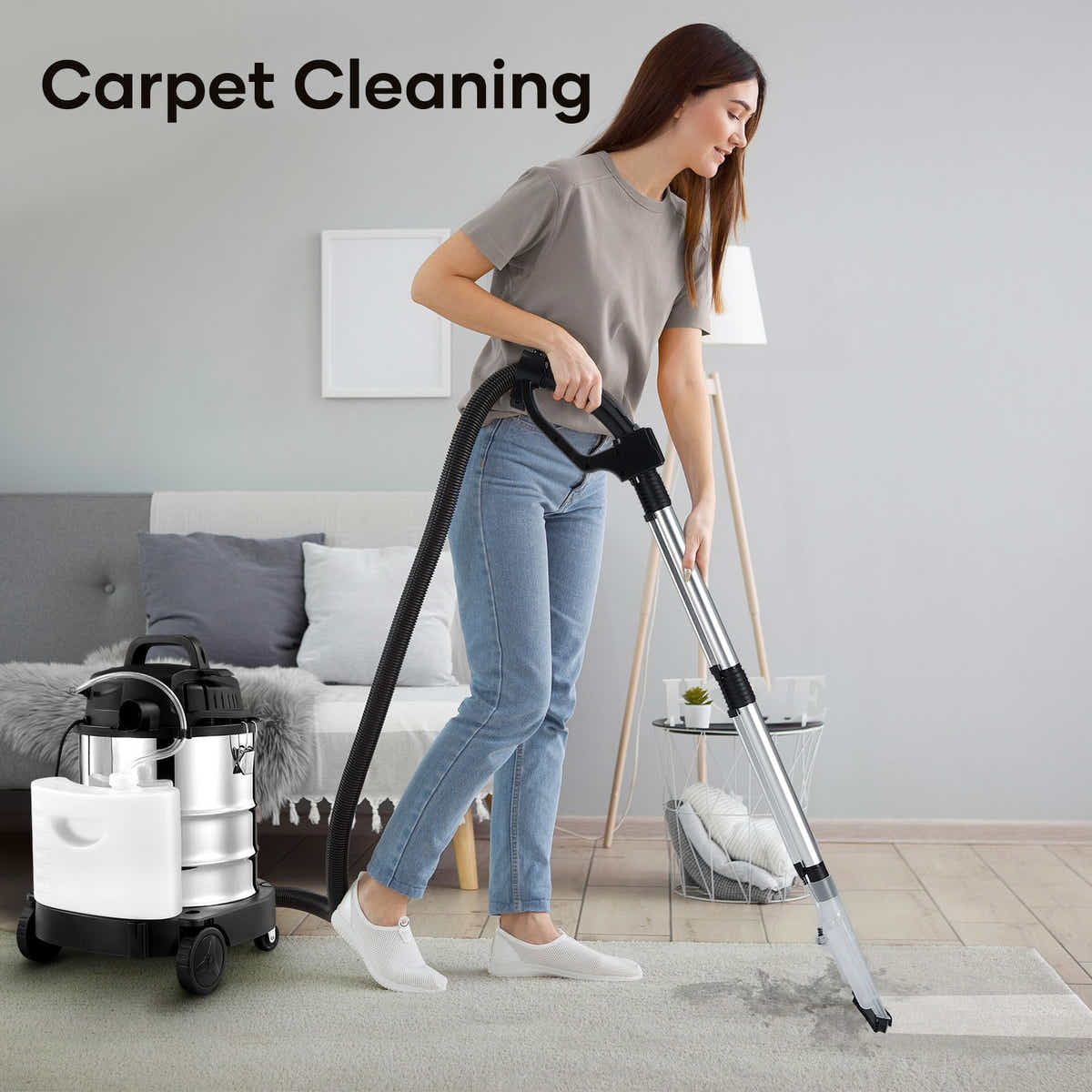 DS BD 5 In 1 Carpet Vacuum Mop Floor Sofa Wet Dry Vac Blower Pet Hair Cleaning